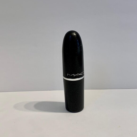 MAC Satin Lipstick 824 Twig 3g / 0.1oz Full Size USED Rare Original HTF Red Pink - Picture 1 of 5
